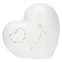 Carica l&#39;immagine nel visualizzatore di Gallery, LAMPADA IN CERAMICA &quot; CUORE&quot; ( CM. 20)
