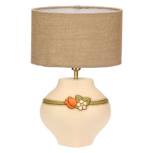 Carica l&#39;immagine nel visualizzatore di Gallery, LAMPADA IN CERAMICACO &quot;COUNTRY BLOOM&quot; CM.22,1X20,9
