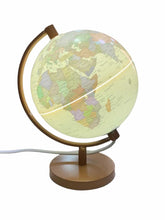 Carica l&#39;immagine nel visualizzatore di Gallery, LAMPADA MAPPAMONDO IN PVC E METALLO ( CM. 20X28H)
