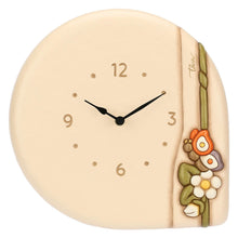 Carica l&#39;immagine nel visualizzatore di Gallery, OROLOGIO DA PARETE IN CERAMICA &quot;COUNTRY BLOOM&quot; CM.26,2

