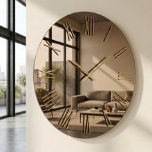 Carica l'immagine nel visualizzatore di Gallery, OROLOGIO SPECCHIO BRONZO CM. 60

