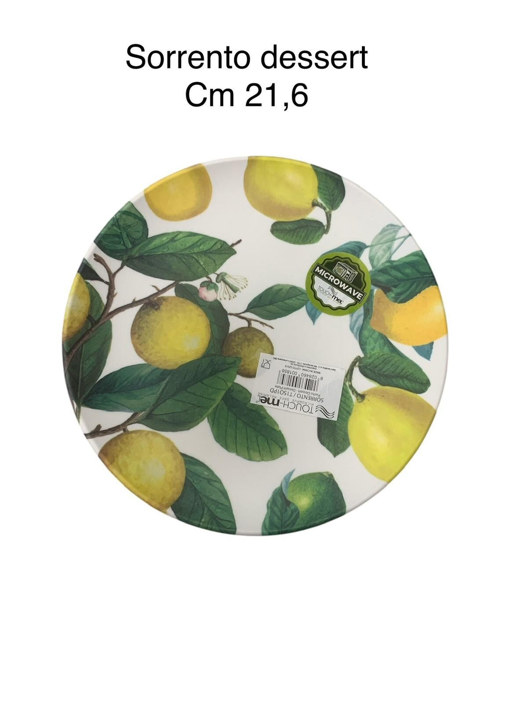 PIATTO FRUTTA IN MELAMINA TOUCH-MEL 