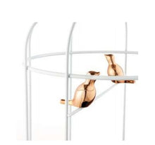 Carica l&#39;immagine nel visualizzatore di Gallery, PORTAOMBRELLI IN METALLO LACCATO BIANCO CM.30X62H
