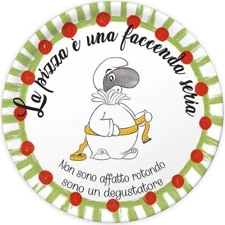 PIATTO PIZZA IN PORCELLANA CM.32 (VARI DECORI)