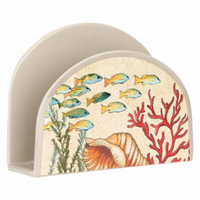 Carica l'immagine nel visualizzatore di Gallery, PORTATOVAGLIOLI IN MELAMINA "SEA LIFE"( CM.15,6X4,7X12)
