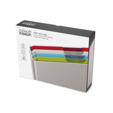 Carica l'immagine nel visualizzatore di Gallery, SET 4 TAGLIERI ANTISCIVOLO C/CUSTODIA ( CM. 22X31,8X7,5)
