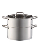 Carica l'immagine nel visualizzatore di Gallery, VAPORIERA IN ACCIAIO INOX 6 LT." FREE"( CM. 26X22H)
