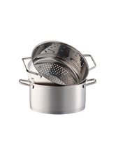 Carica l'immagine nel visualizzatore di Gallery, VAPORIERA IN ACCIAIO INOX 6 LT." FREE"( CM. 26X22H)
