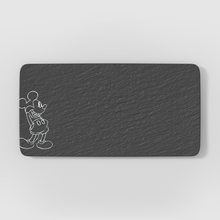 Carica l'immagine nel visualizzatore di Gallery, VASSOIO PORTATA " MANIFACTURE MICKEY MOUSE" ( BN./NERO) CM.34,9X17,9
