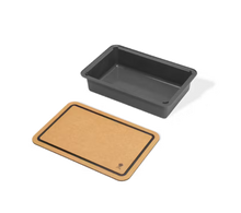 Carica l&#39;immagine nel visualizzatore di Gallery, CONTENITORE CON COPERCHIO/TAGLIERE P/ BARBECUE CM. 36,5 X 24 X 11H
