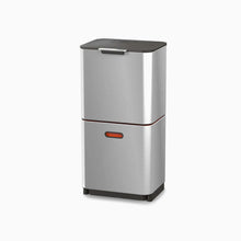Carica l&#39;immagine nel visualizzatore di Gallery, PATTUMIERA IN ACCIAIO PER RACCOLTA DIFFERENZIATA &quot; TOTEM&quot; 60LT.( 40X81H)
