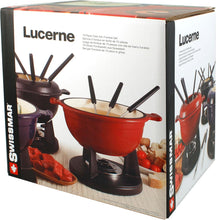 Carica l&#39;immagine nel visualizzatore di Gallery, SERV.FONDUTA &quot;LUCERNE&quot; 10 P/ZI. (28,6X23X16,8)
