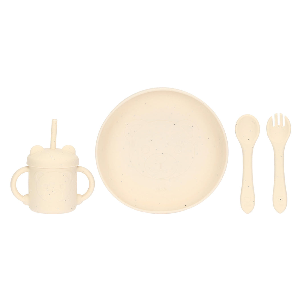SET PAPPA IN SILICONE ( 3 P/ZI.)